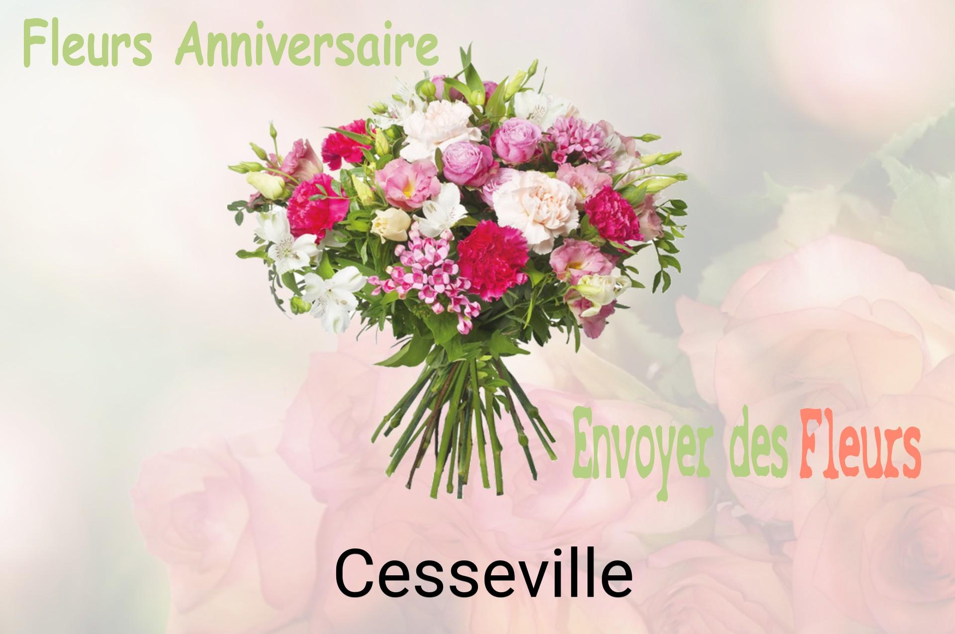 Bouquet de fleurs d’anniversaire livré à Cesseville